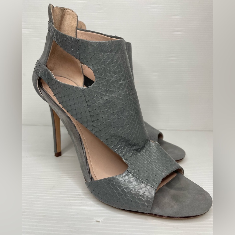 AD & Daughters Armistead Snakeskin/Suede Leather Sandals Size 7
